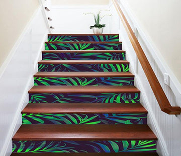 3D Pretty Leaves 1012 Stair Risers Wallpaper AJ Wallpaper 