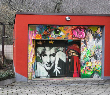 3D Elegant Graffiti 478 Garage Door Mural Wallpaper AJ Wallpaper 