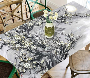 3D Plum Tree Flowers 777 Tablecloths Wallpaper AJ Wallpaper 