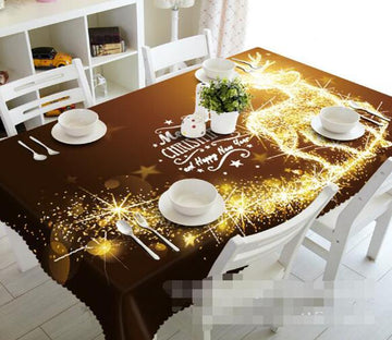 3D Christmas Deer 1103 Tablecloths Wallpaper AJ Wallpaper 