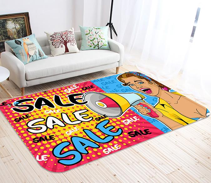 3D Sales Woman 79 Non Slip Rug Mat Mat AJ Creativity Home 
