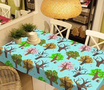 3D Trees Animals 576 Tablecloths Wallpaper AJ Wallpaper 