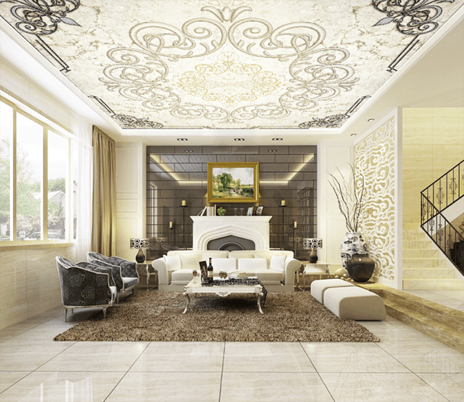 Square Flower Pattern 193 Wallpaper AJ Wallpaper 