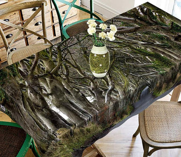 3D Roadside Old Trees 580 Tablecloths Wallpaper AJ Wallpaper 