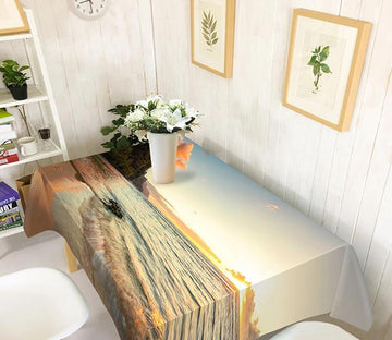 3D Sunset Beach 430 Tablecloths Wallpaper AJ Wallpaper 