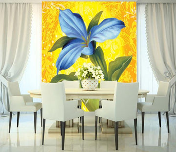 Blue Flower Plant Wallpaper AJ Wallpaper 