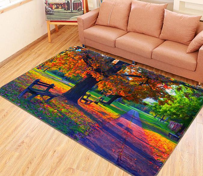 3D Pretty Garden Painting 190 Non Slip Rug Mat Mat AJ Creativity Home 