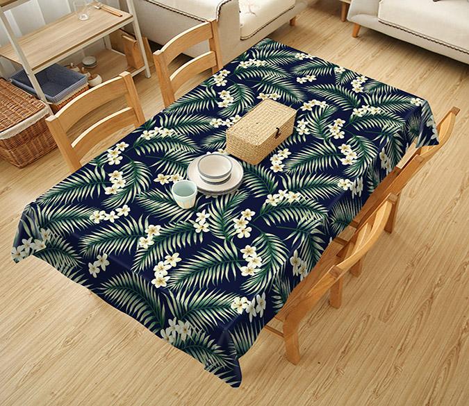 3D Leaves Flowers 321 Tablecloths Wallpaper AJ Wallpaper 