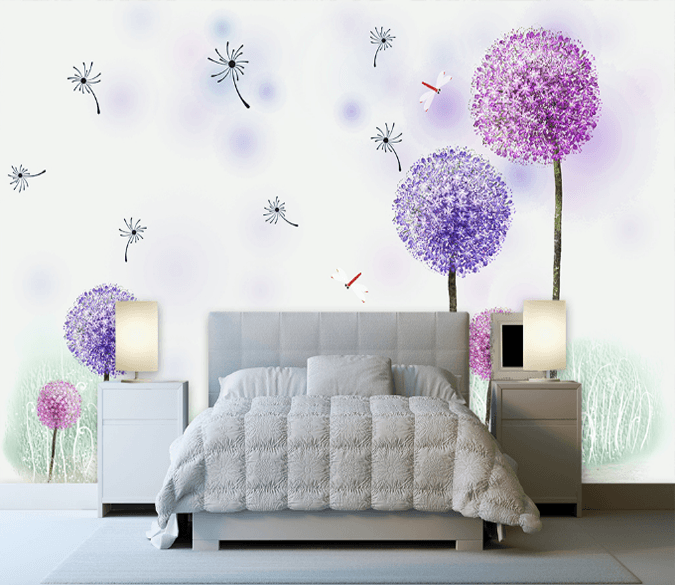 3D Dancing Dandelions Wallpaper AJ Wallpaper 