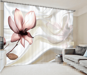 3D Silk And Flower 960 Curtains Drapes Wallpaper AJ Wallpaper 