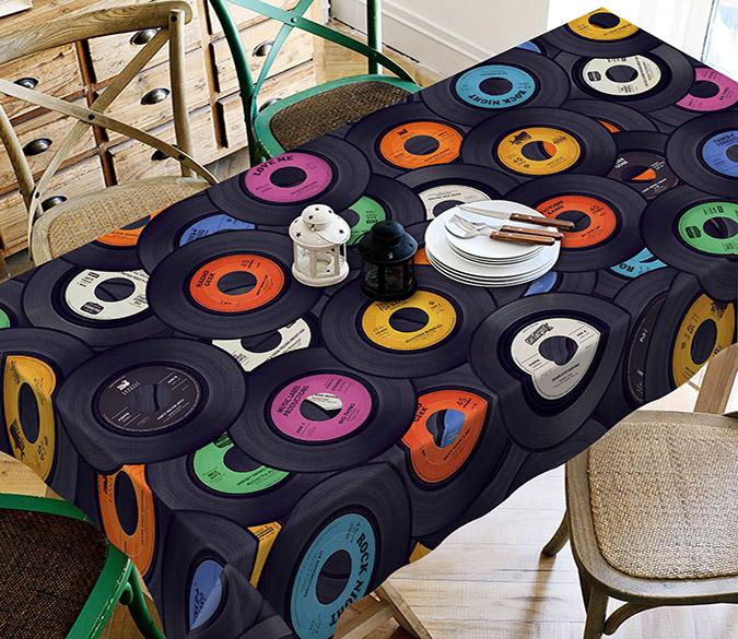 3D Discs Pattern 255 Tablecloths Wallpaper AJ Wallpaper 