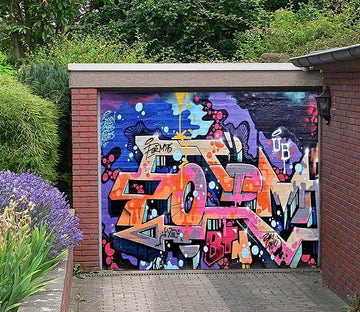 3D Pretty Graffiti 47 Garage Door Mural Wallpaper AJ Wallpaper 