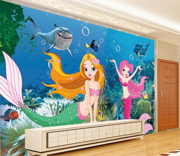 Pretty Mermaids Wallpaper AJ Wallpaper 
