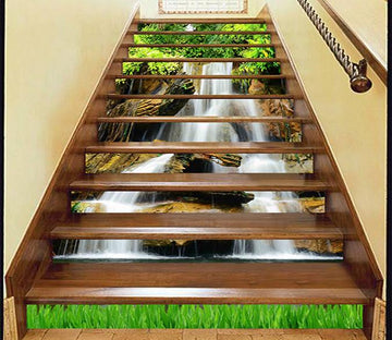 3D Streams Scenery 1113 Stair Risers Wallpaper AJ Wallpaper 