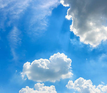 Blue Sky White Clouds 1 Wallpaper AJ Wallpaper 