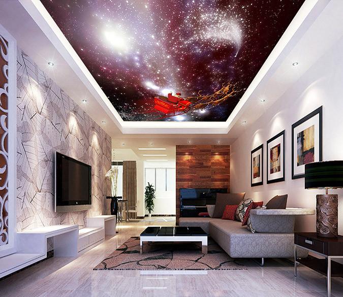 Stars Sky Santa Claus Wallpaper AJ Wallpaper 