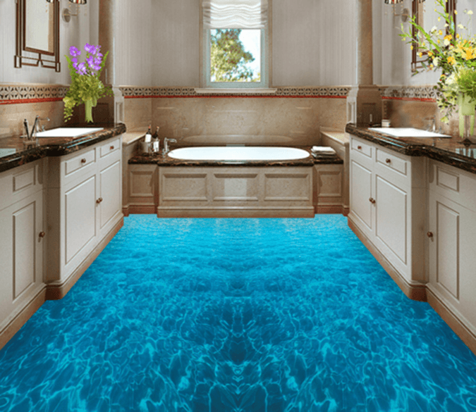 3D Beautiful Sea 159 Floor Mural Wallpaper AJ Wallpaper 2 