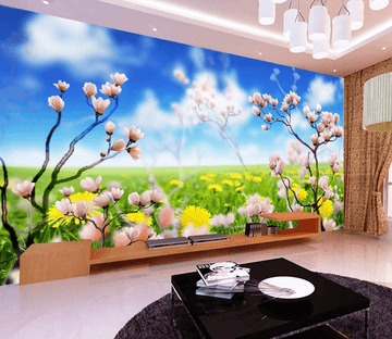 Various Color Blossoms Wallpaper AJ Wallpaper 