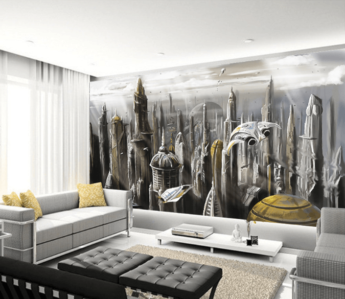 3D Spaceship Building 181 Wallpaper AJ Wallpaper 