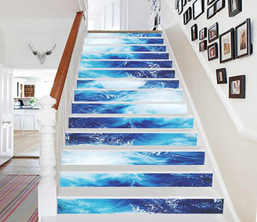 3D Sea Fluctuations 1484 Stair Risers Wallpaper AJ Wallpaper 
