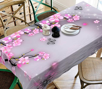 3D Flying Flowers Butterflies 280 Tablecloths Wallpaper AJ Wallpaper 
