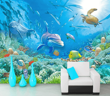 Bright Blue Ocean Wallpaper AJ Wallpaper 2 