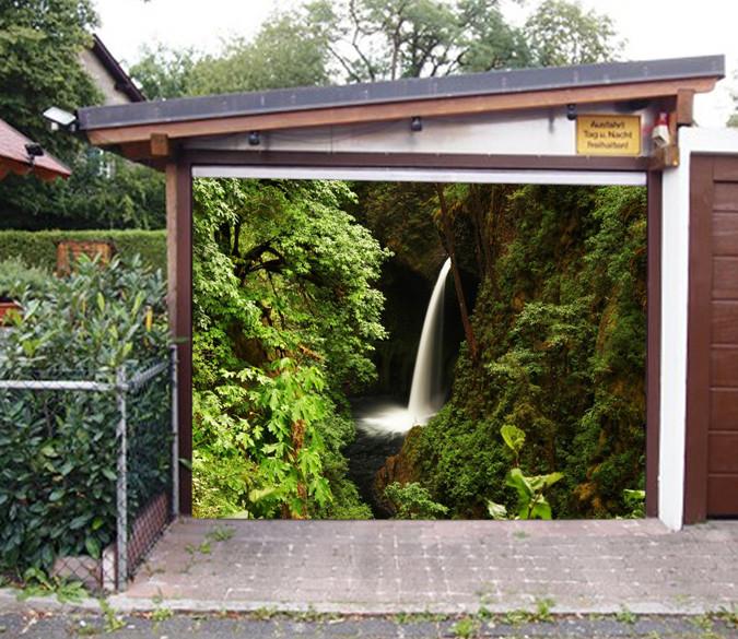 3D Liner Waterfall 275 Garage Door Mural Wallpaper AJ Wallpaper 