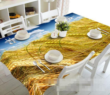 3D Rice Field 1098 Tablecloths Wallpaper AJ Wallpaper 