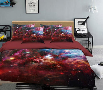 3D Colorful Clouds Shiny Stars 165 Bed Pillowcases Quilt Wallpaper AJ Wallpaper 