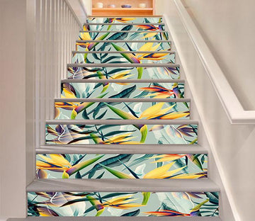 3D Pretty Strelitzia Reginae 1016 Stair Risers Wallpaper AJ Wallpaper 