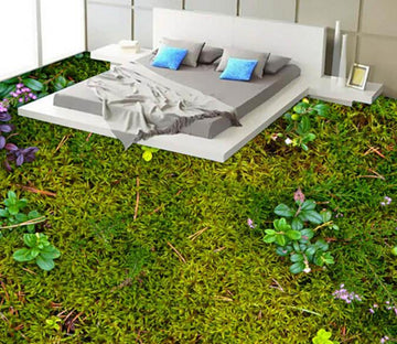 3D Lush Plants Floor Mural Wallpaper AJ Wallpaper 2 