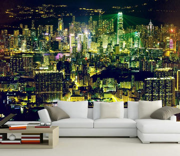 Bustling City Night Wallpaper AJ Wallpapers 