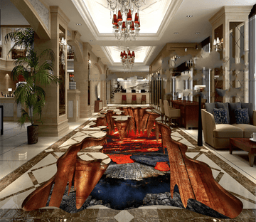 3D Crust Floor Mural Wallpaper AJ Wallpaper 2 