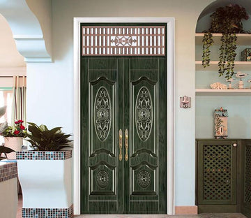 3D Double Page Gate 39 Door Mural Wallpaper AJ Wallpaper 