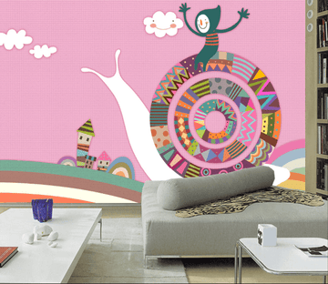 3D Colorful Snail Wallpaper AJ Wallpaper 