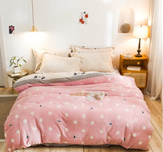 3D Pink Dots 20102 Bed Pillowcases Quilt