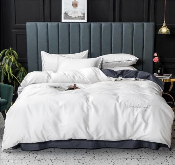 3D Pure White 15212 Bed Pillowcases Quilt