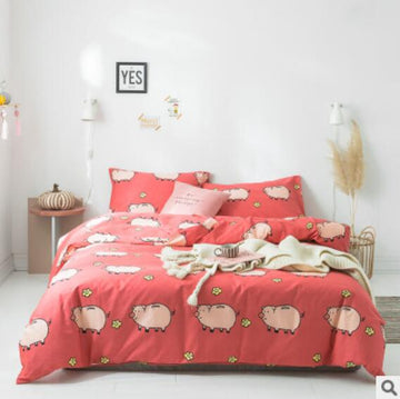 3D Pig 14176 Bed Pillowcases Quilt