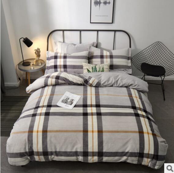 3D Gray Checkered Pattern 20161 Bed Pillowcases Quilt