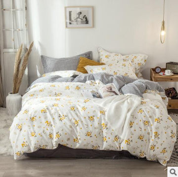 3D Yellow Flower 30068 Bed Pillowcases Quilt