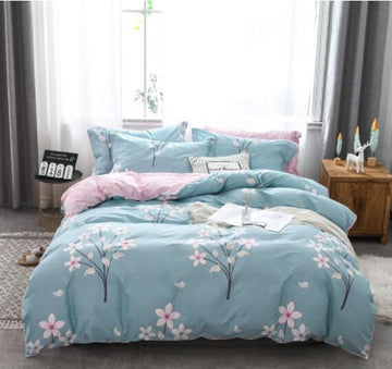 3D Light Blue 30340 Bed Pillowcases Quilt