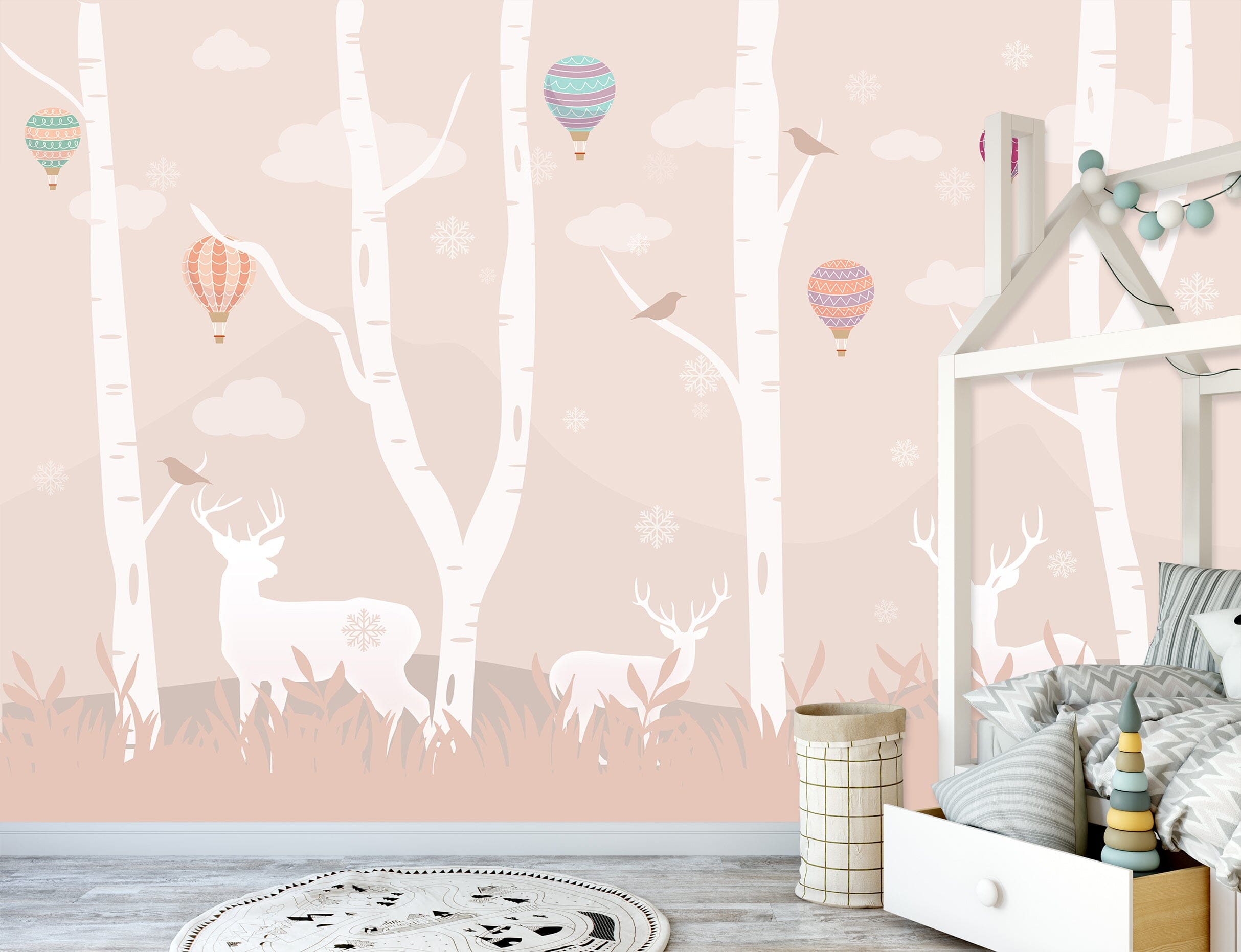 3D White Branches 1690 Wall Murals Wallpaper AJ Wallpaper 2 