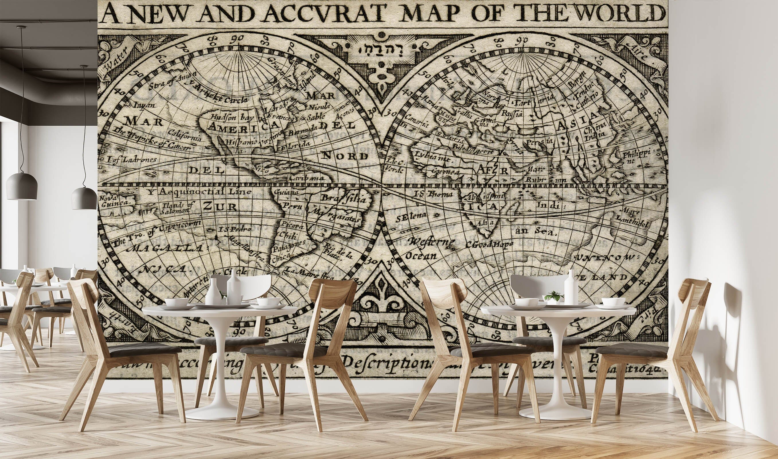 3D Precision Painting 2025 World Map Wall Murals Wallpaper AJ Wallpaper 2 