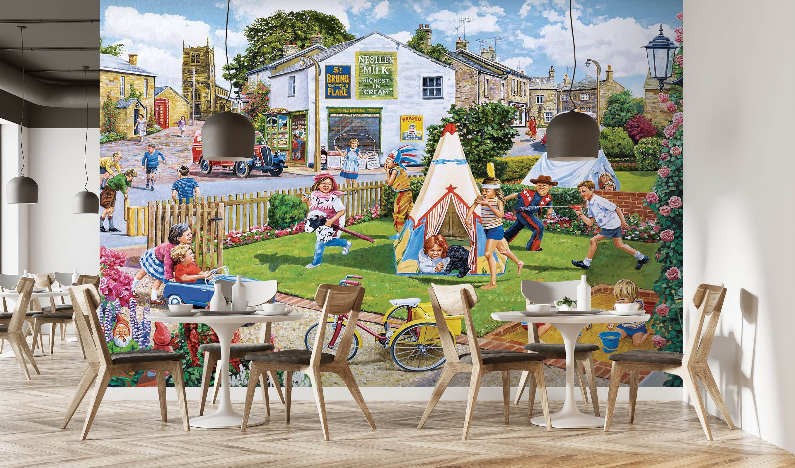 3D Playing In The Park 1016 Trevor Mitchell Wall Mural Wall Murals Wallpaper AJ Wallpaper 2 