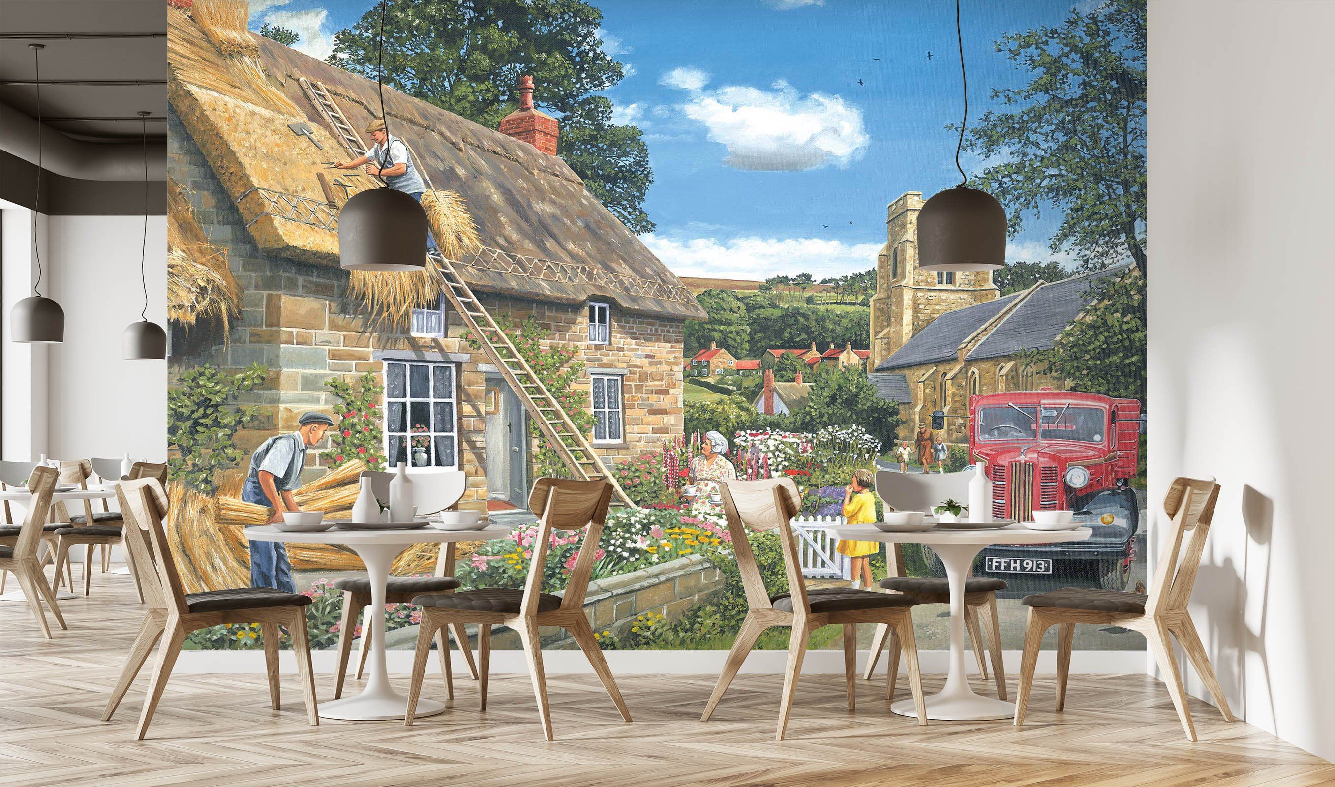 3D A New Thatch 1001 Trevor Mitchell Wall Mural Wall Murals Wallpaper AJ Wallpaper 2 