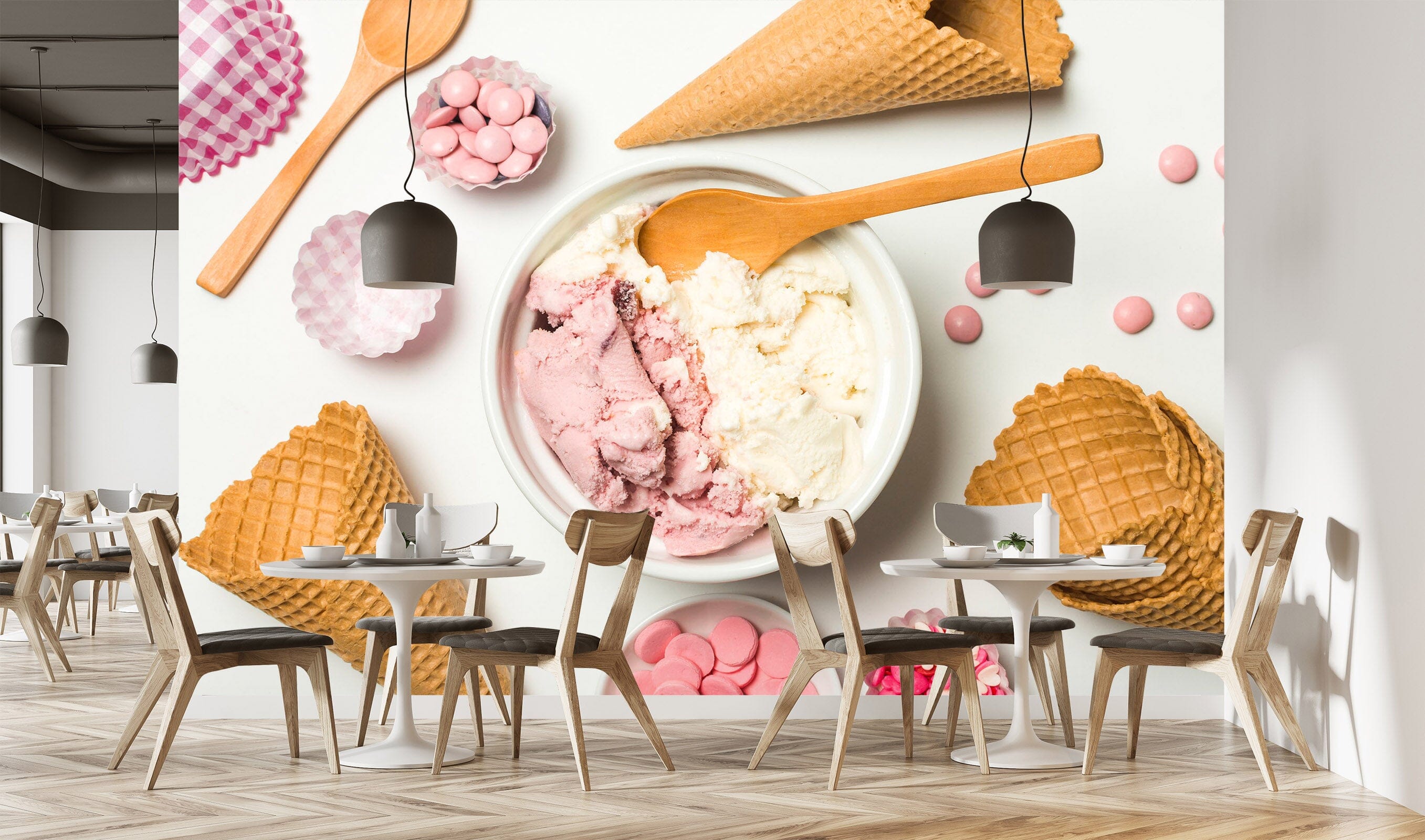 3D Ice Cream 1410 Wall Murals Wallpaper AJ Wallpaper 2 