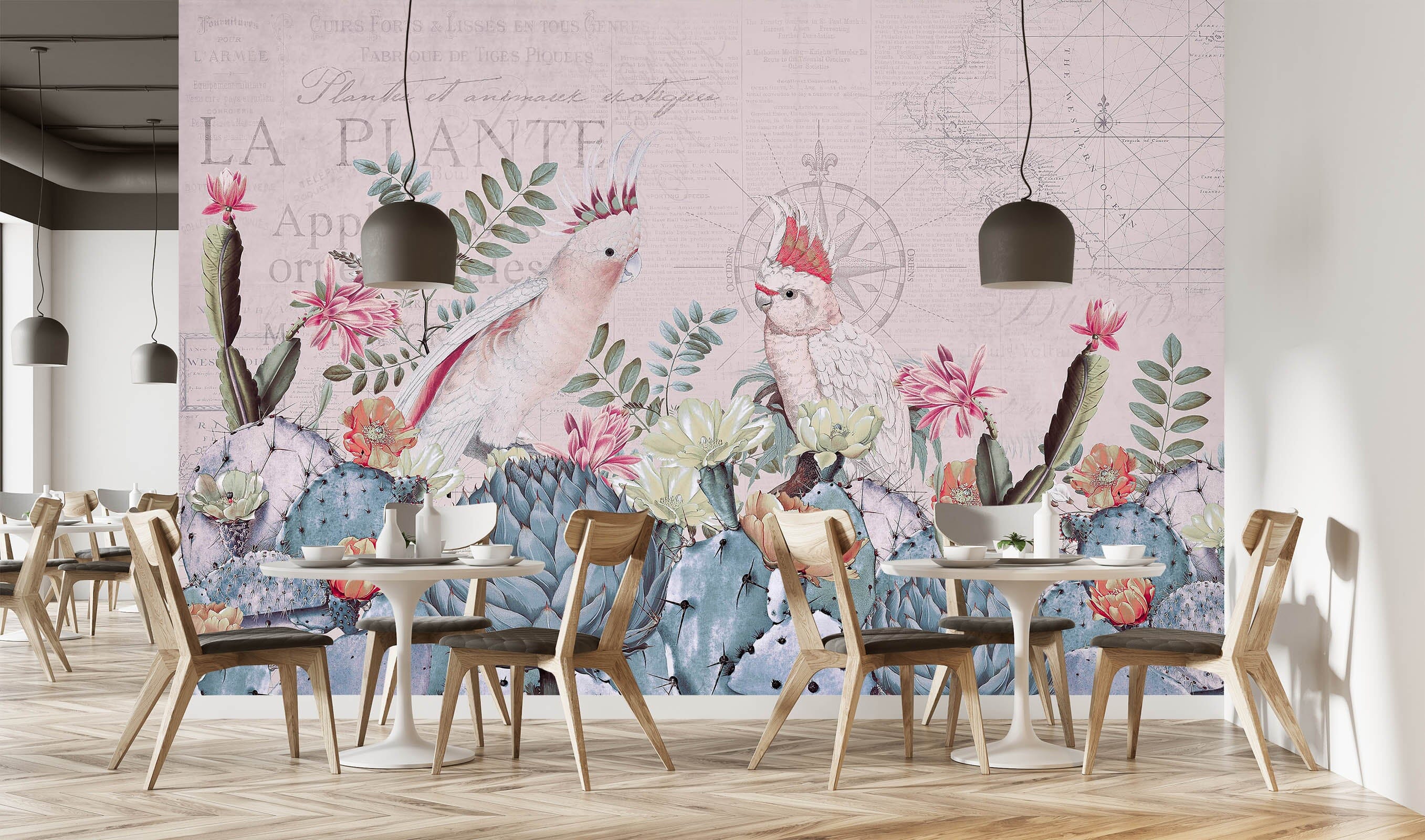 3D Desert Cockatoos 1408 Andrea haase Wall Mural Wall Murals Wallpaper AJ Wallpaper 2 