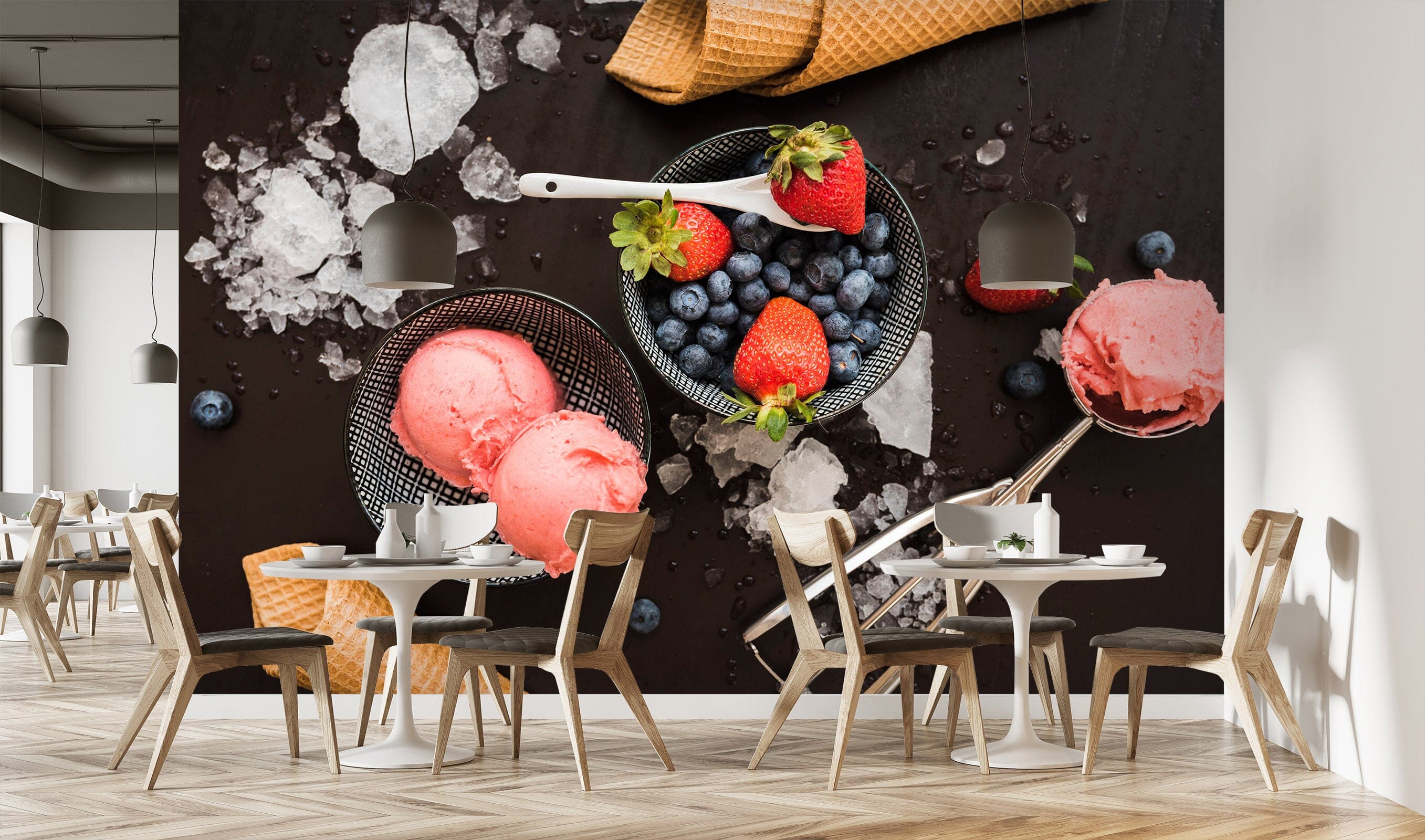 3D Ice Cream 1409 Wall Murals Wallpaper AJ Wallpaper 2 