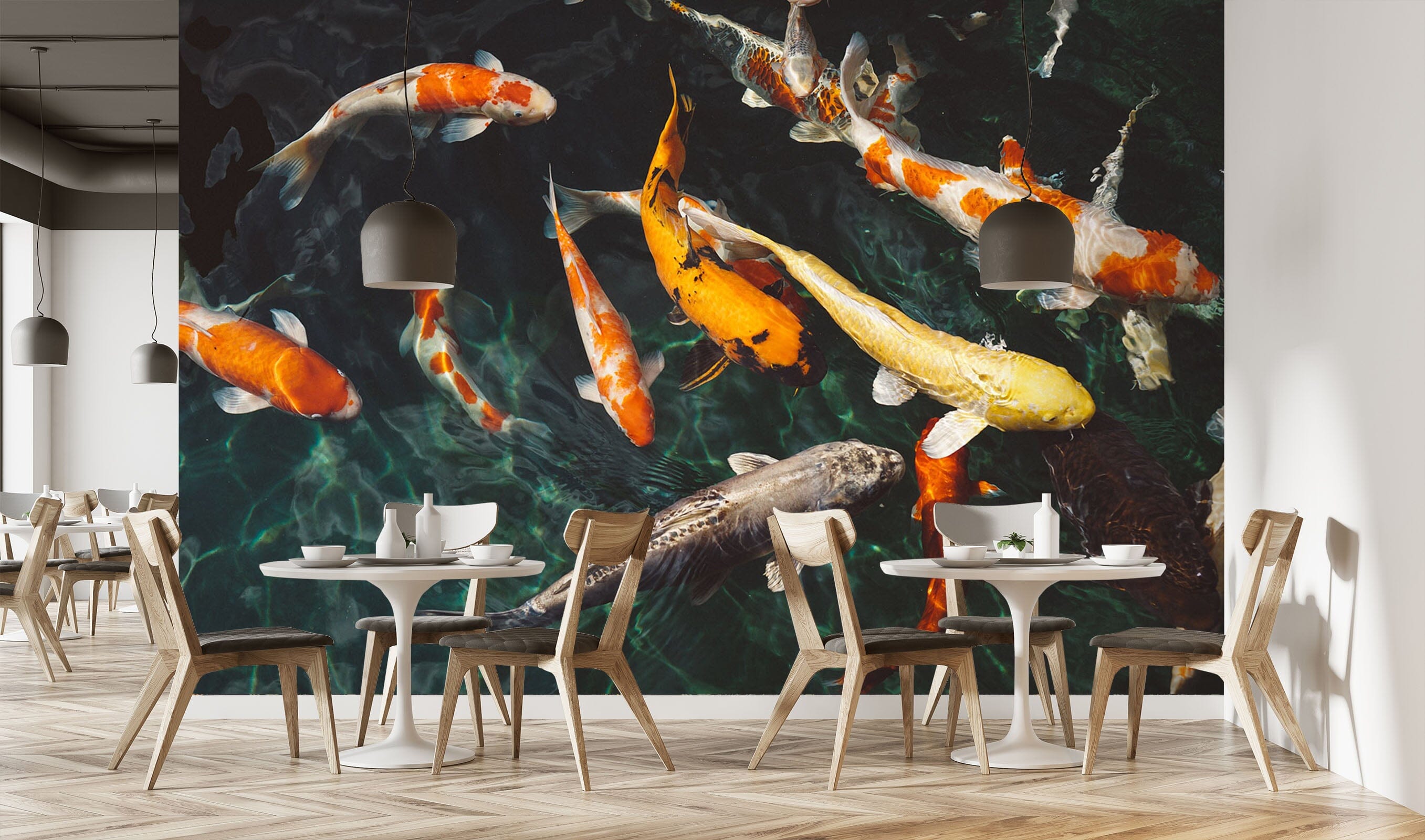 3D Koi Fish 162 Wall Murals Wallpaper AJ Wallpaper 2 