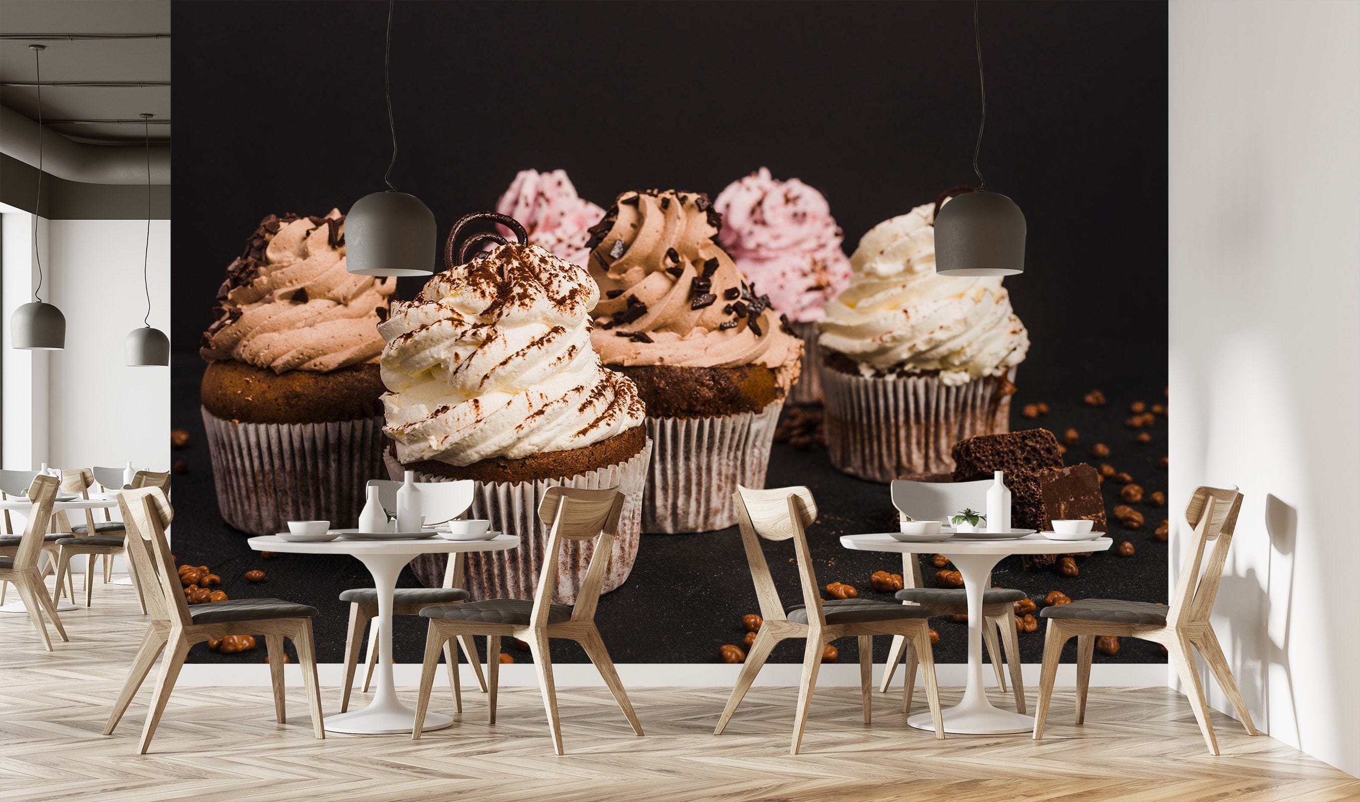 3D Chocolate Ice Cream 1406 Wall Murals Wallpaper AJ Wallpaper 2 